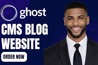 build ghost cms website ghost website integration ghost blog seo ghost newsleter