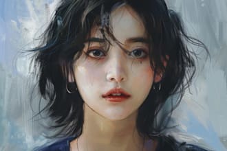 do digital oil painting