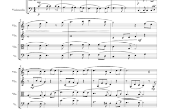 make music arrangements for quartets and quintets