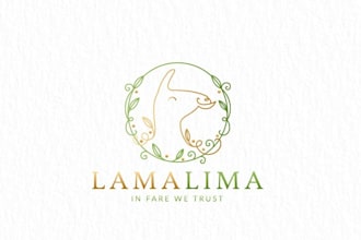 design watercolor feminine signature logo boho branding