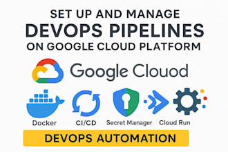 set up and manage devops pipelines on google cloud platform gcp