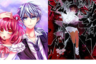 webtoon cover light novel anime manga shonen webtoon webcomic cover art manga