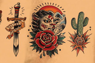 draw you old school tattoo designs