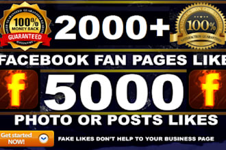 organic facebook promotion page, likes and followers 2k to 10k