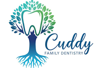 create a modern and creative dental logo design