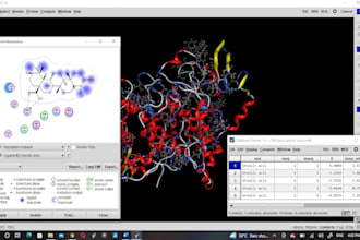 do molecular docking, MD simulation, and protein ligand interaction analysis