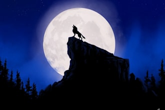 create childrens book character designs and illustrations