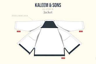 design and manufacture custom jiu jitsu gis and gear