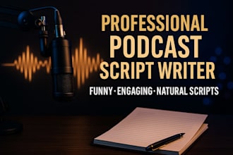 write any podcast script that connects your listener