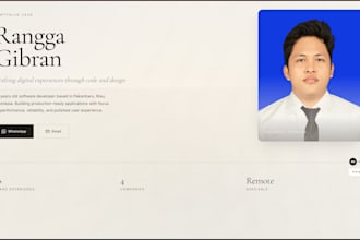 build a modern responsive full stack website with nextjs or laravel