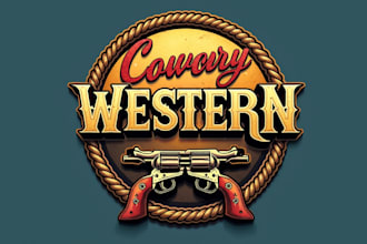 do cowboy western logo 1 day