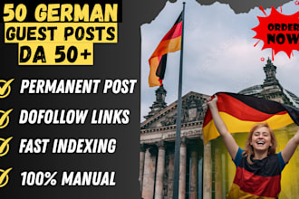 do high da guest post on SEO german blogs with contextual dofollow de backlinks