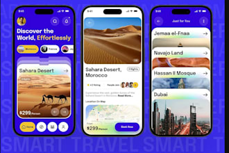 develop ai powered travel app, tourism app,, travel guide app