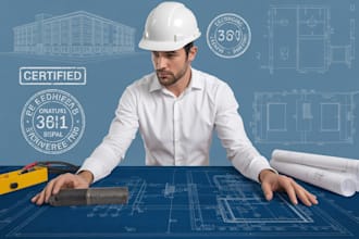 stamp electrical and mechanical engineer plans for council submission