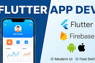 develop flutter mobile app for startup mvp and business