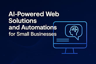 build ai powered web solutions for small businesses