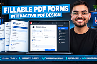 convert your document into a fillable interactive pdf form