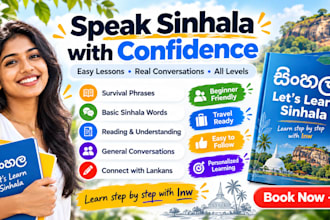 teach you conversational sinhala for your sri lanka travel