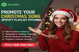 help your christmas song reach real spotify listeners through playlist pitching