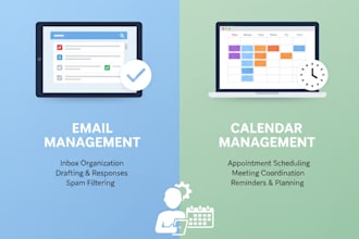 manage your email and calendar as your executive virtual assistant
