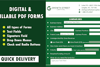 convert or create fillable PDF form in adobe acrobat