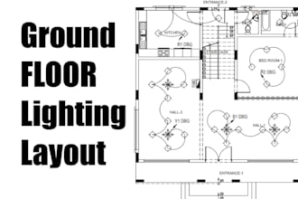 provide autocad electrical drawing layouts
