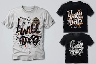 do typography tshirt graphics t shirt and merchandise design
