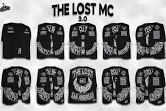 design custom fivem vests and kuttes eup for fivem and gta