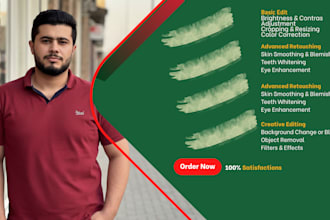 editing and retouching photo service