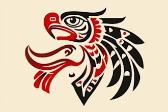 design tribal tlingit polynesian maori artworks