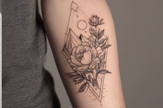 design professional tattoo and custom tattoo