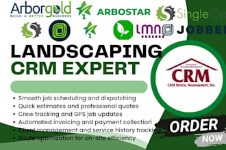 setup landscaping crm arborgold arbostar singleops jobber lmn aspire yardbook