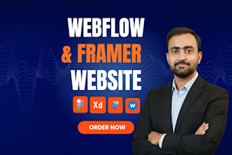convert figma to webflow or framer and fix bugs for a responsive website