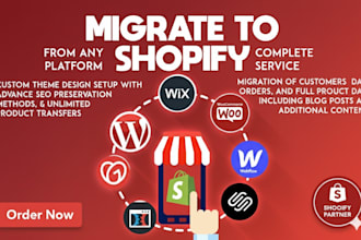 do shopify store migration wordpress to shopify woocommerce to shopify migration
