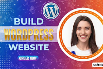 build, design, redesign, develop, update, clone, or customize wordpress w