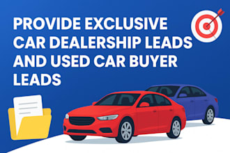 provide exclusive car dealership leads and used car buyer leads