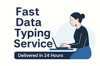 do fast and accurate data entry, typing, and copy paste work