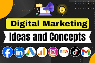 provide creative digital marketing ideas and concepts for brand growth