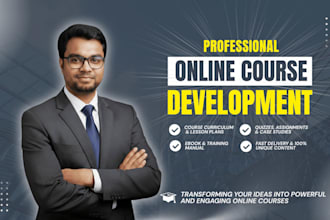 develop professional elearning course content and curriculum