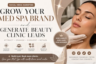 grow your med spa brand and generate beauty clinic leads