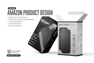 amazon product packaging and mockup design