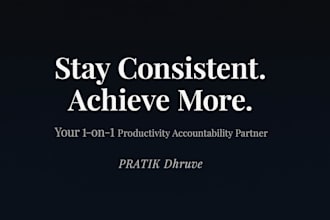 be your personal accountability coach to boost productivity and discipline