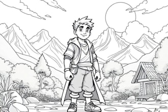 create vector line art for coloring books