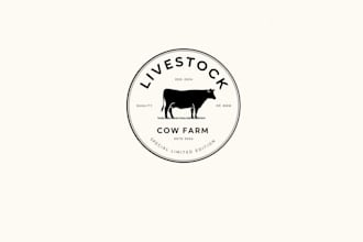 create logo for ranches, westerns, and cattle brand