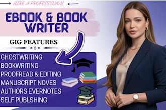 profread edit format maunscripts novels ghostwrite evernotes for self publishing