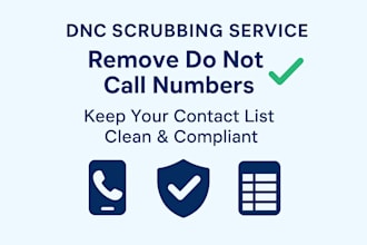 scrub dnc and remove do not call numbers from your phone list