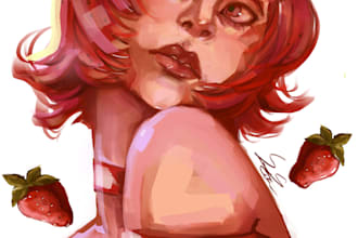 do a digital painting of your ocs and streamer models