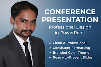 create a professional conference powerpoint presentation