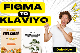 figma to klaviyo email designs, flows and campaign automation