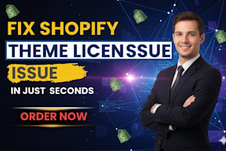 install and fix shopify theme licence issue